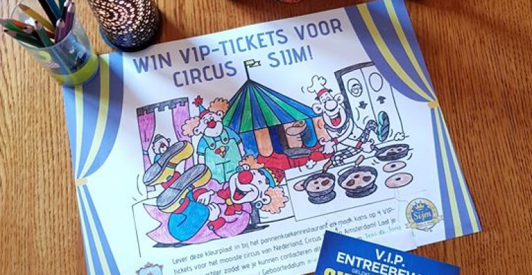 De VIP tickets voor Circus Sijm zijn gew...
