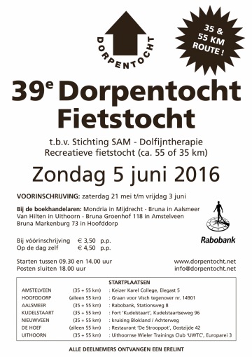 Flyer dorpentocht