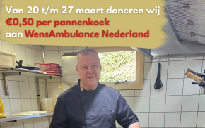 Pannenkoeken voor de stichting WensAmbulance