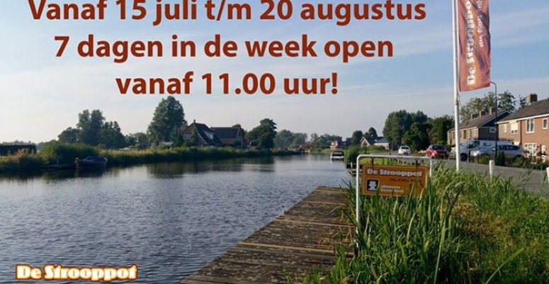 De Strooppot dus ook op maandag open!
ww...
